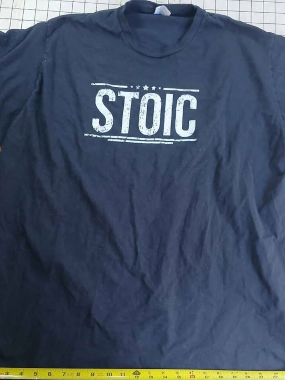 Men's Black STOIC Graphic T-Shirt